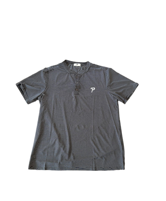 Collarless Performance Golf Shirt